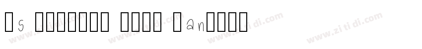 μs CULTURE LTD. Jan字体转换